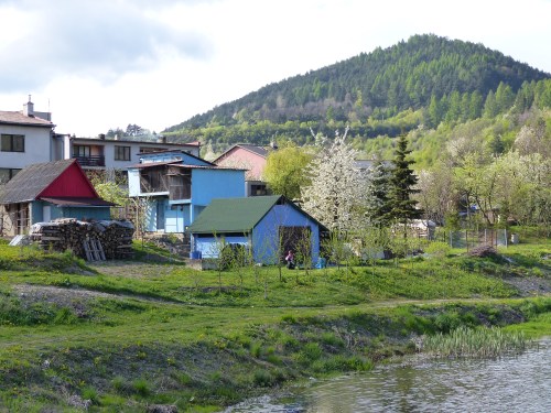 Since the end of the Soviet era, Slovaks have painted their houses in happy, bright hues.